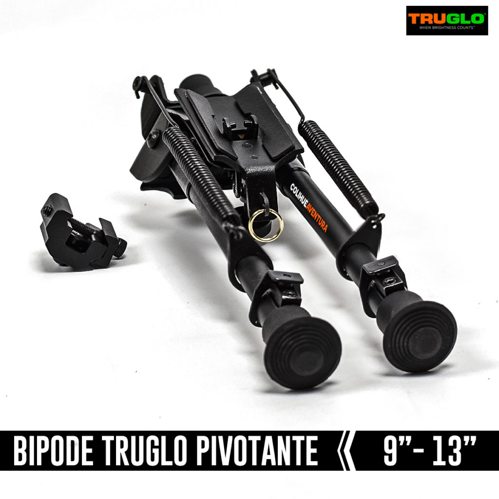 Bipode Tactico TruGlo // Pivotante // Extensible 9"-13"