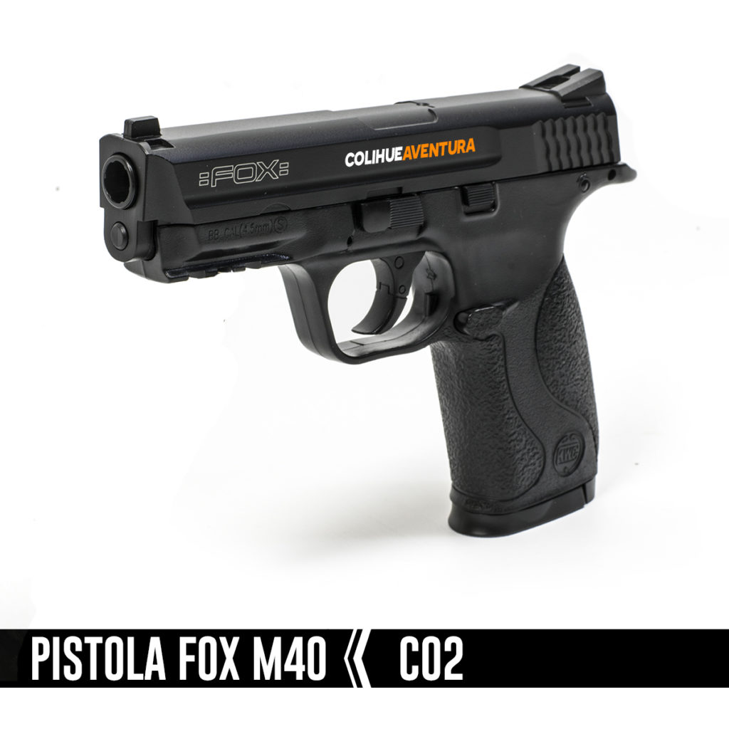 Pistola Co2 "Fox M40" (Replica S&W Shield40) // cal 4,5mm