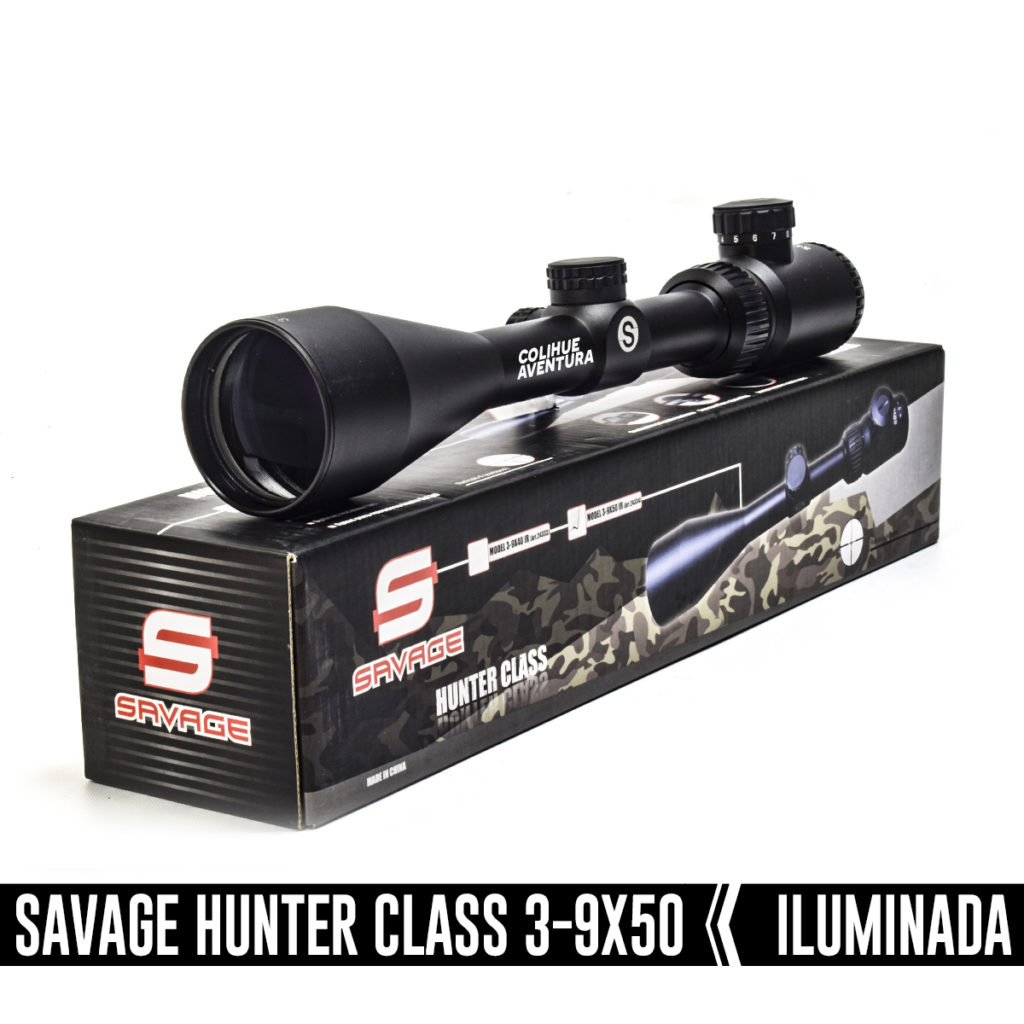 Mira Telescopica Savage Hunter Class // 3-9x50 Iluminada