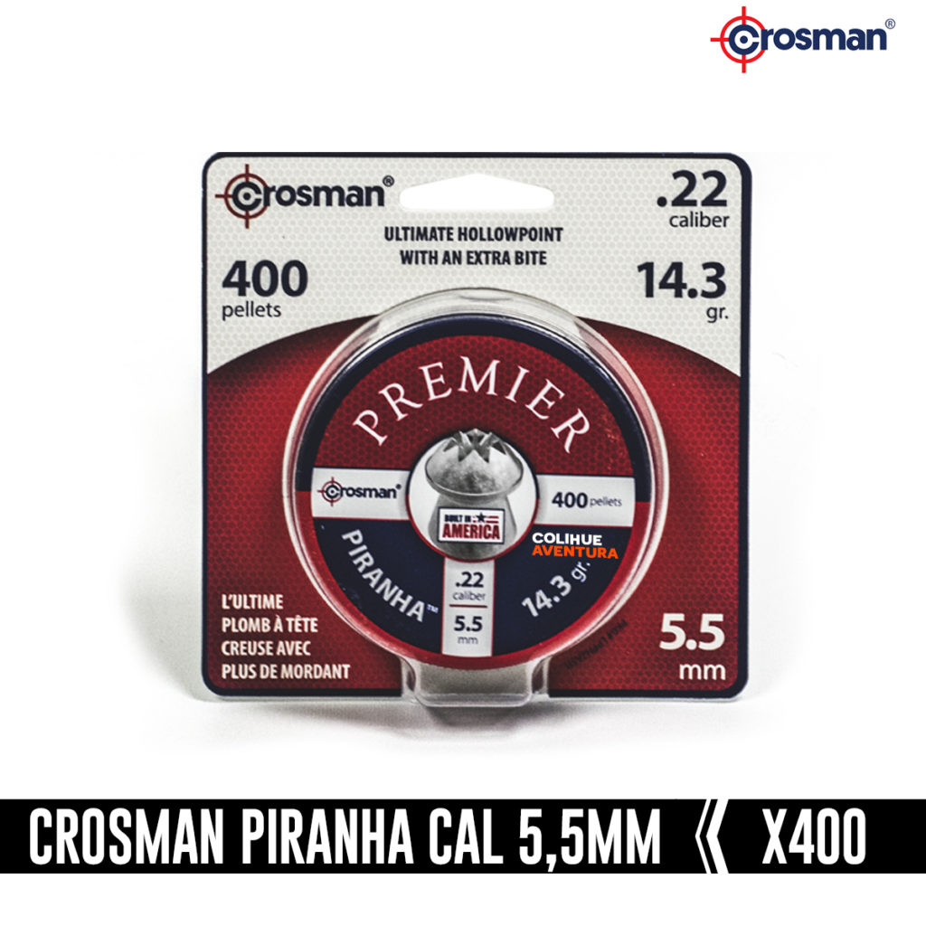 Balines Crosman Premier Piranha // cal 5,5mm - 14.3gr