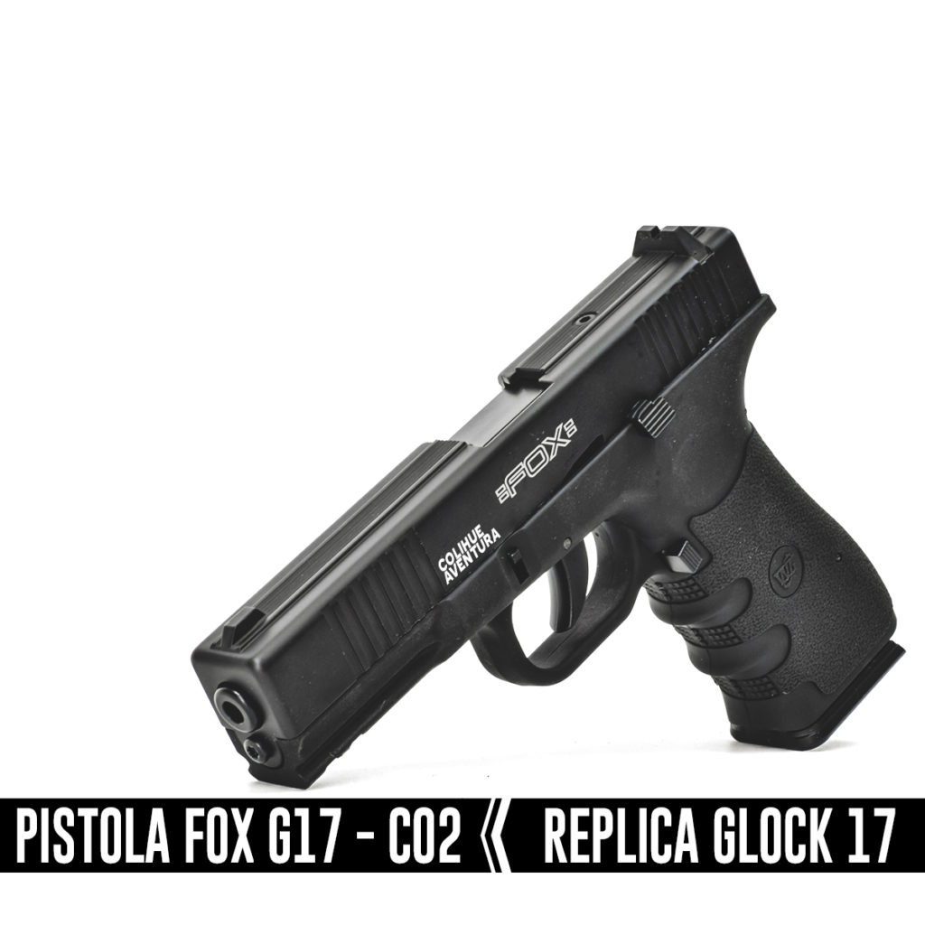 Pistola Co2 Fox G17 cal 4,5mm // "Replica Glock 17"