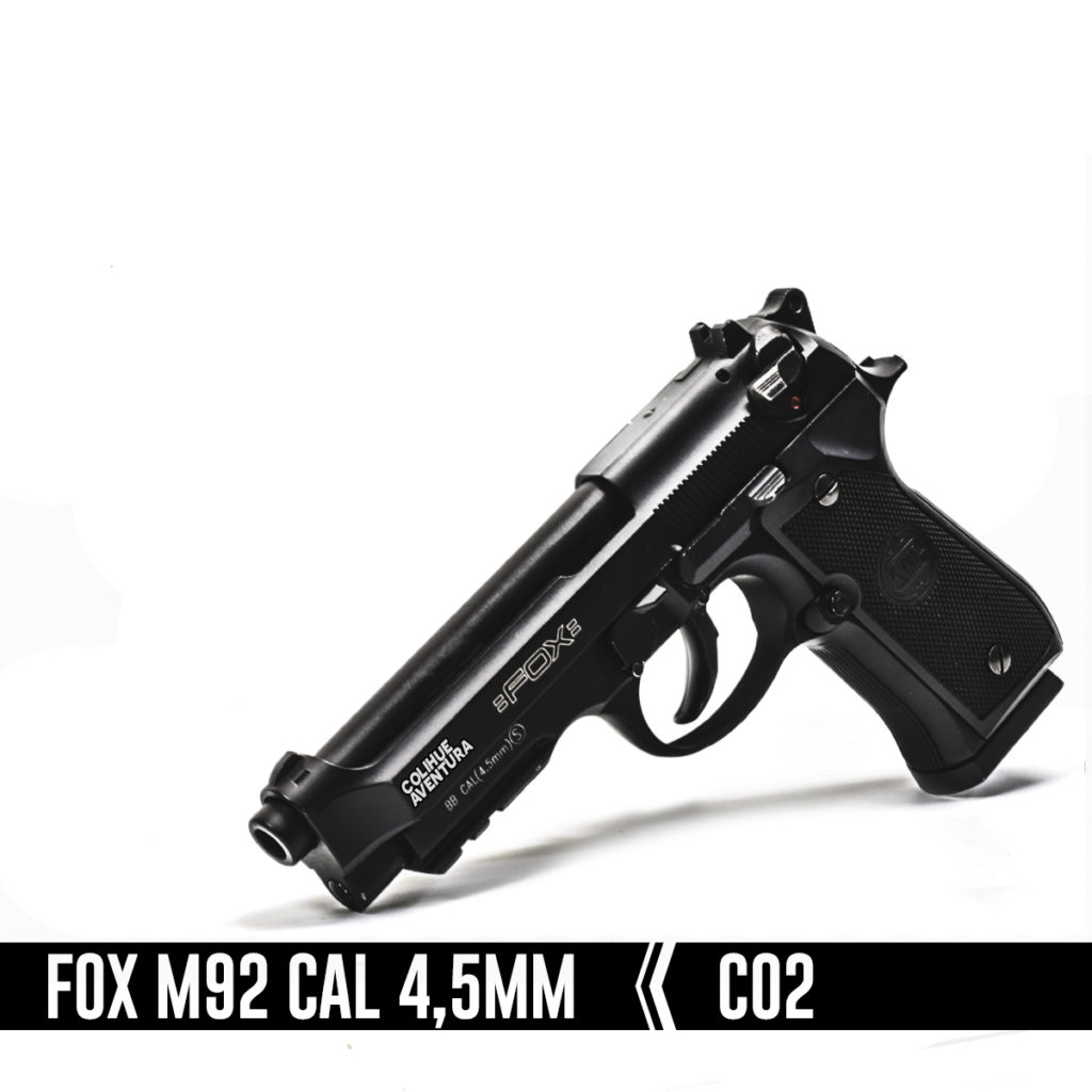 Pistola Co2 "Fox M92" // (Replica Beretta 92) cal 4,5mm