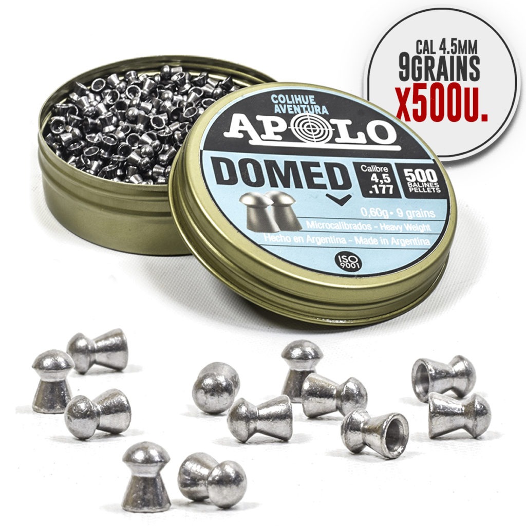 Balines Apolo Domed // Cal 4,5mm - 9gr //  X500