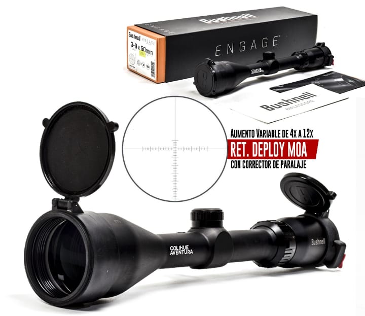 Mira Telescopica Bushnell Engage 4-12x40 // Reticulo Deploy Moa