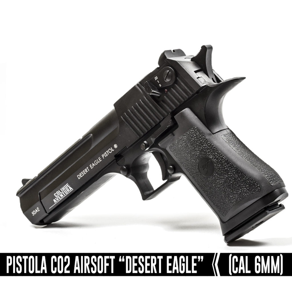 Pistola Co2 Airsoft Desert Eagle // BlowBack - cal 6mm