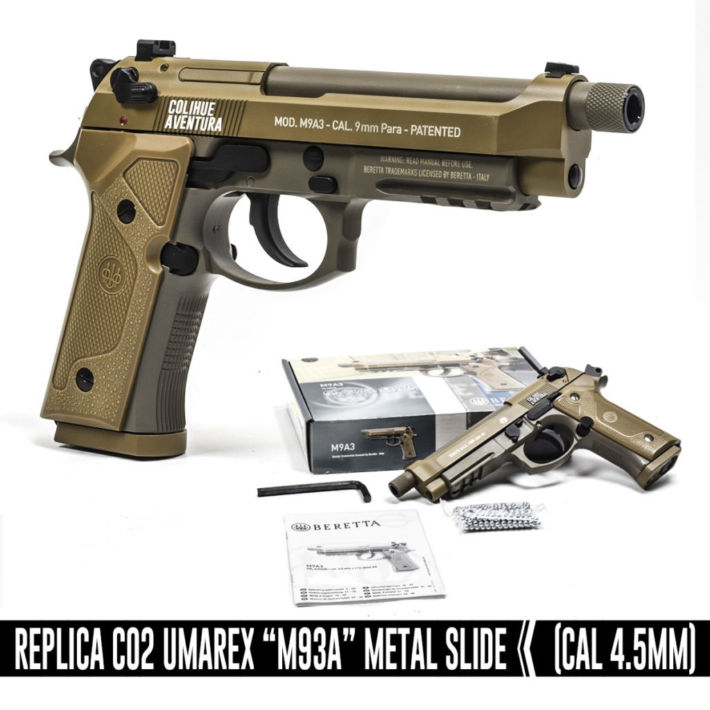 Pistola Co2 Umarex "M9A3" Replica Beretta - cal 4,5mm