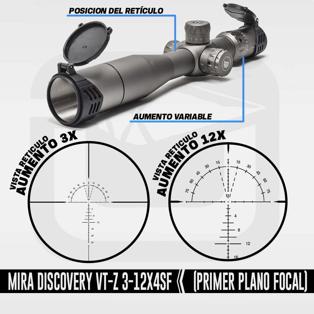 MIra Telescopica Discovery VTZ 312x40 SF FPP Colihue Aventura