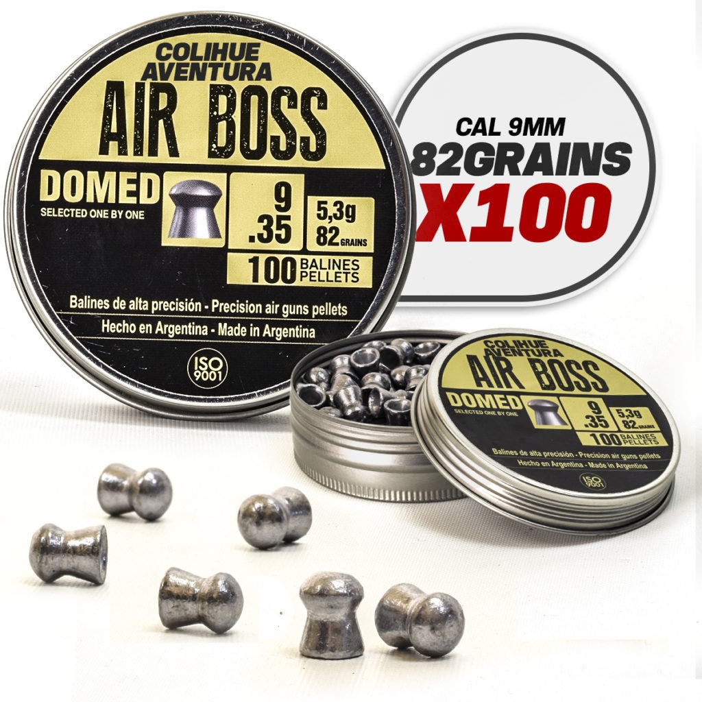 Balines AirBoss Domed 9mm - 82grains