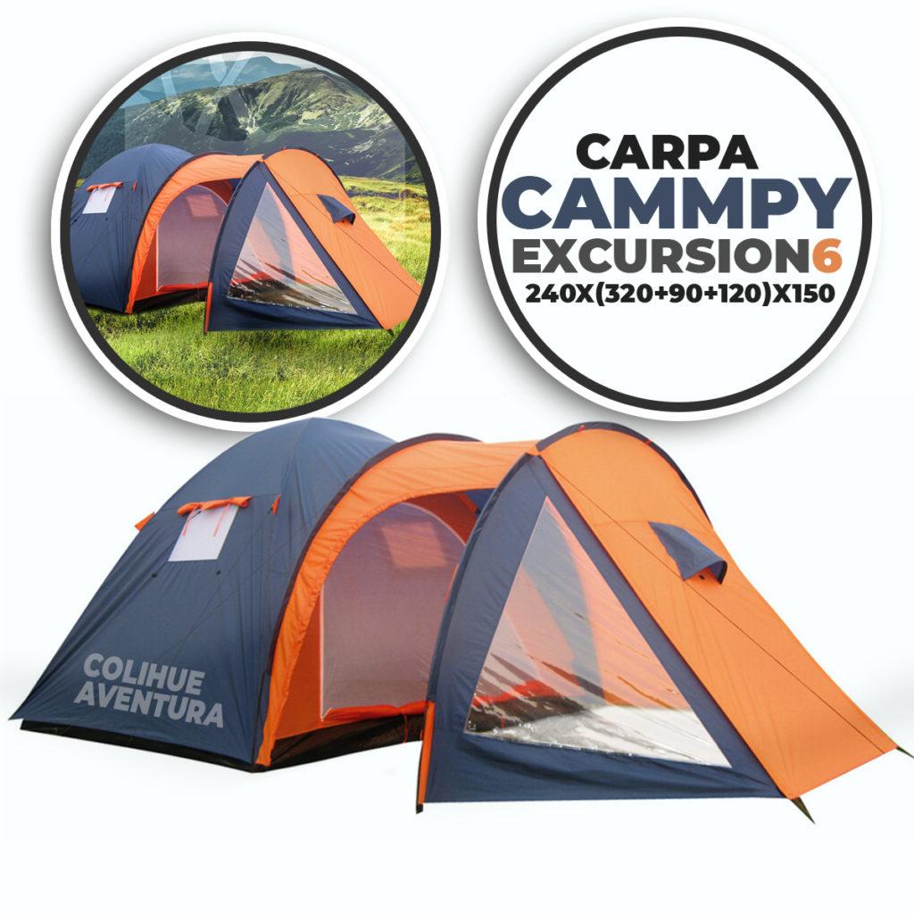 Carpa Cammpy Excursion - 6 Personas - Camping